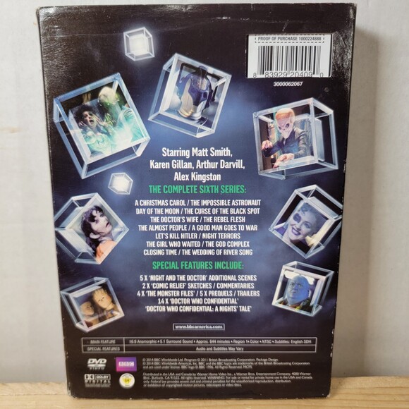 DVD Doctor Who Complete Sixth Series w/ Dust Cover - Picture 5 of 5